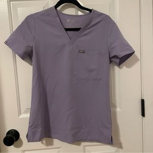 Figs Lilac Scrub Top